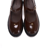 Adoy Mary Janes Ballerina & Flats (Brown)