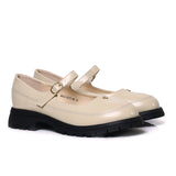 Adoy Mary Janes Ballerina & Flats (White)