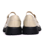 Adoy Mary Janes Ballerina & Flats (White)