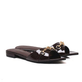 Beatrice Knot Slip Ons Ballerina & Flats (Espresso)
