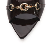 Beatrice Knot Slip Ons Ballerina & Flats (Espresso)