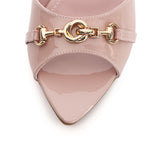 Beatrice Knot Slip Ons Ballerina & Flats (Pink)