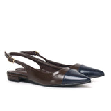 Emilia Two tone Flats & Ballerina (Espresso)