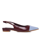 Emilia Two tone Flats & Ballerina (Maroon)