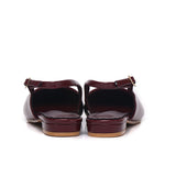 Emilia Two tone Flats & Ballerina (Maroon)
