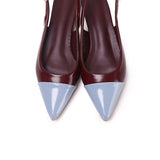 Emilia Two tone Flats & Ballerina (Maroon)