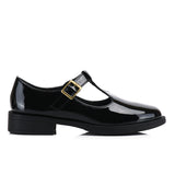 Camryn Rounded Toe Loafers (Black)