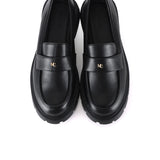 Aliana Platform Loafers (Black)