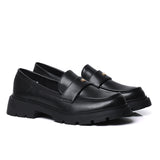 Aliana Platform Loafers (Black)