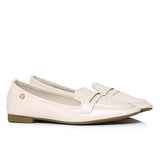 Addison Patent Casual Loafers (White)