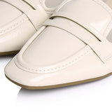 Addison Patent Casual Loafers (White)