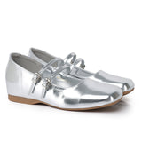 Eleanor Mary Jane Wedges (Silver)