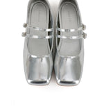 Eleanor Mary Jane Wedges (Silver)