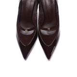 Kennedy Patent Slingback Wedges (Espresso)