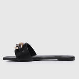 Boss Babe Sandals (Black)