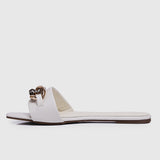 Boss Babe Sandals (White)