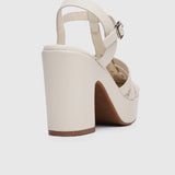 Poppy Platform Sandals (Wheat)