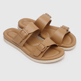 Alora Comfy Sandals (Brown)