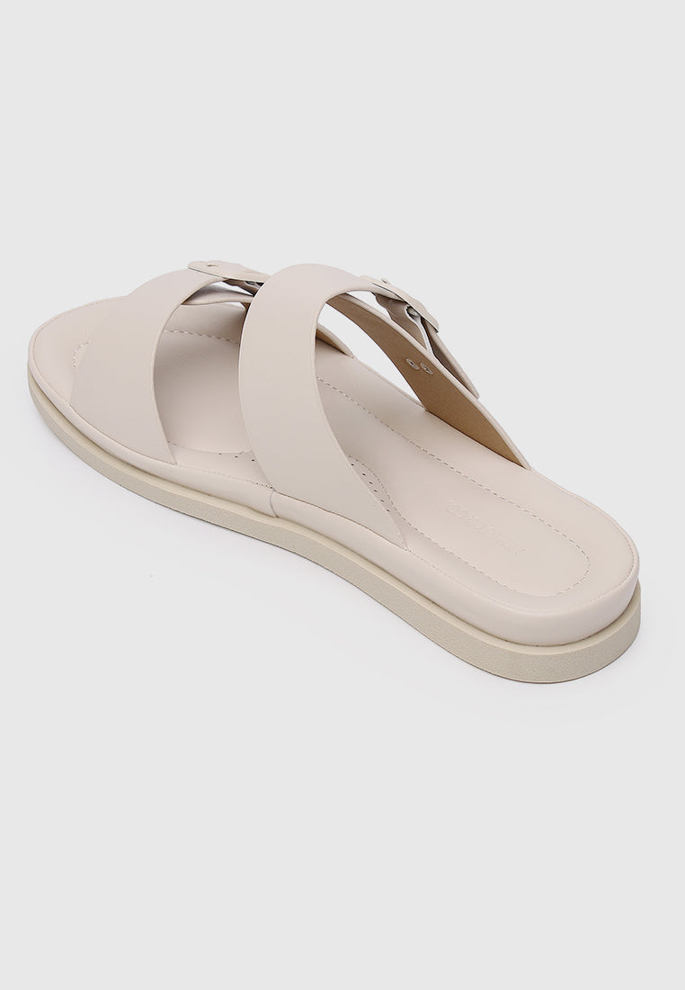 Alora Comfy Sandals (Almond)