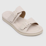 Alora Comfy Sandals (Almond)