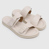 Alora Comfy Sandals (Almond)