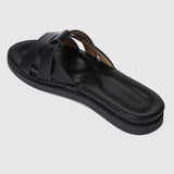 Avena Comfy Sandals (Black)