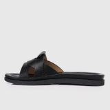 Avena Comfy Sandals (Black)