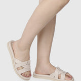 Avena Comfy Sandals (Beige)