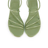 Janet Patent Strappy Sandals (Lawn Green)