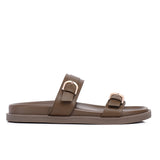 Nova Double Strap Sandals (Brown)