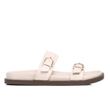 Nova Double Strap Sandals (Beige)