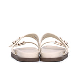 Nova Double Strap Sandals (Beige)