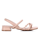 Aamina Strappy Sandals (Nude)