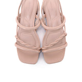 Aamina Strappy Sandals (Nude)