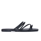 Delima Strappy Sandals (Black)