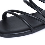 Delima Strappy Sandals (Black)