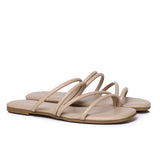 Delima Strappy Sandals (Brown)