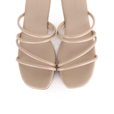 Delima Strappy Sandals (Brown)