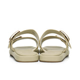 Samyan Buckled Strap Sandals (Olive)