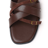 Ari Straps Sandals (Espresso)