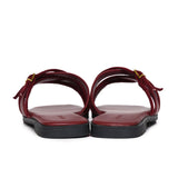 Ari Straps Sandals (Maroon)