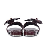 Rowan Floral Sandals (Burgundy)
