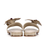 Rowan Floral Sandals (Khaki)