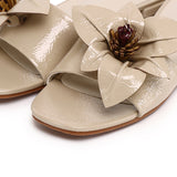 Rowan Floral Sandals (Khaki)