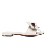 Rowan Floral Sandals (White)