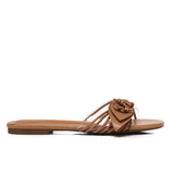 Albie Leaf Sandals (Brown)