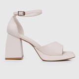 Carolyn Heels (White)