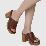 Cleo Heels (Caramel)