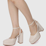 Skye Heels (Beige)