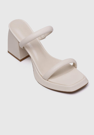 Kaia Heels (White)